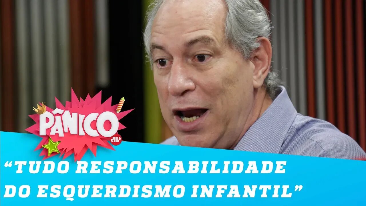 Bolsonaro foi eleito pelo esquerdismo infantil e elitista do PT, diz Ciro Gomes