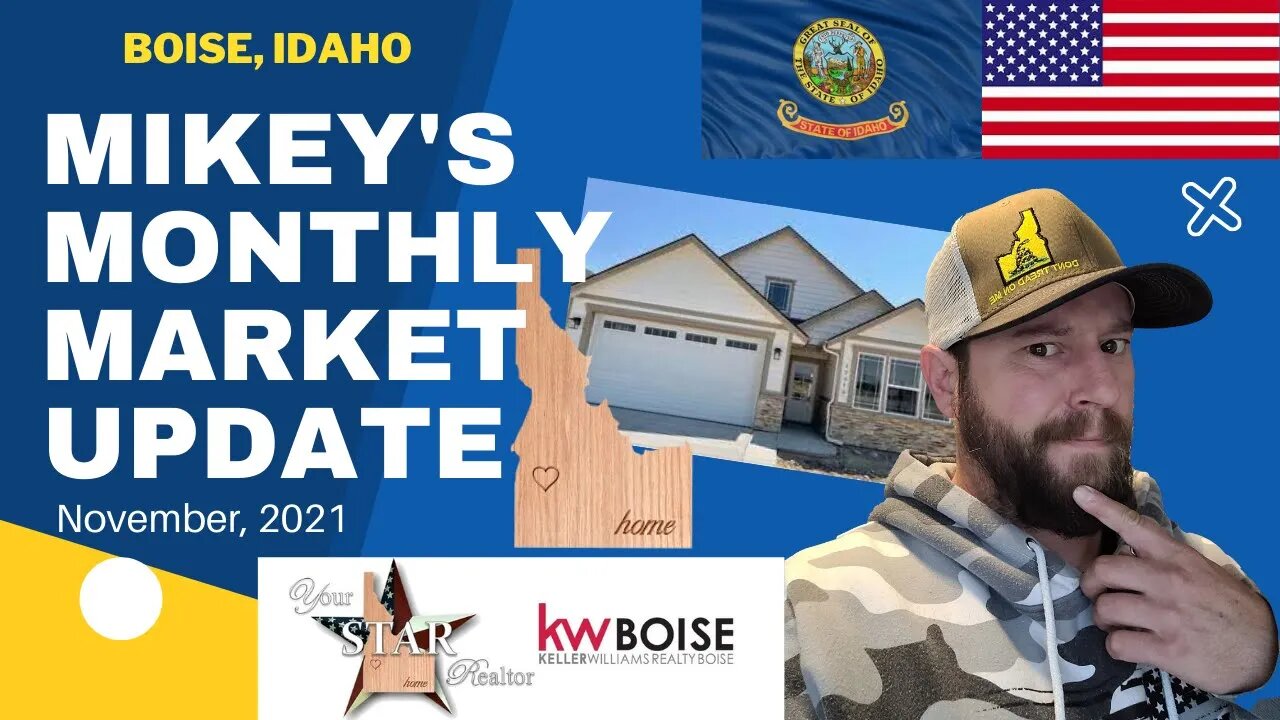 Mikey's Monthly Market Update! Idaho Housing Market breakdown of the greater Boise Area - Nov. 2021