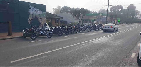 Motorcycle Men`s Shed Ride Byford to Dwellingup Western Australia