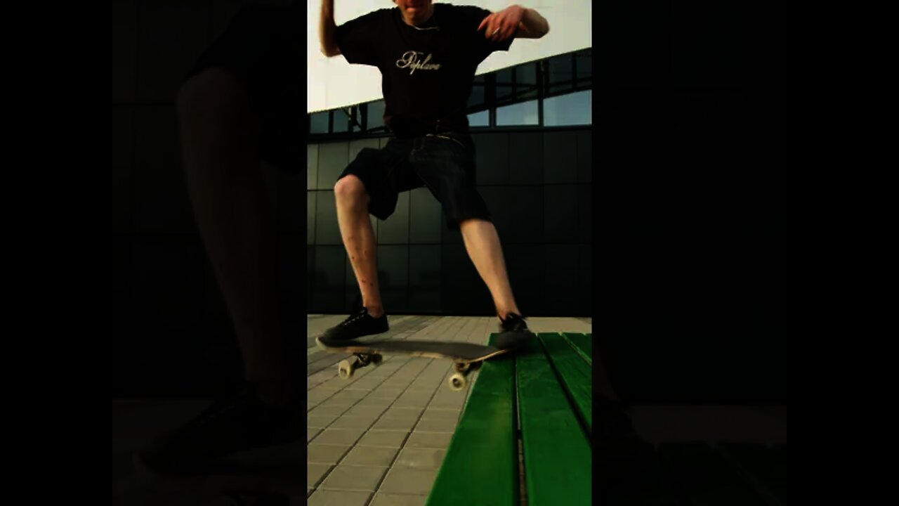 Riding a Skateboard Doing Stunt #Shorts