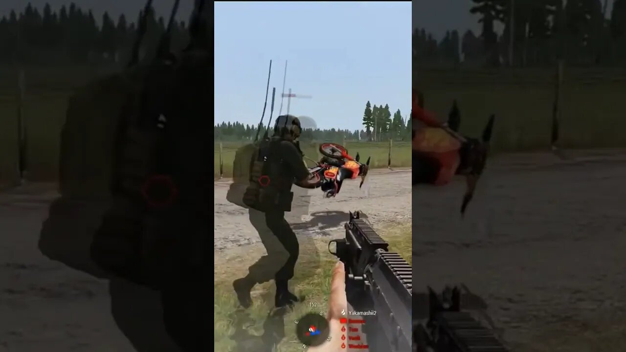 When Tesla Puts AI In Motorcycles! Arma 3 Shorts #pcgaming #gaming #arma3