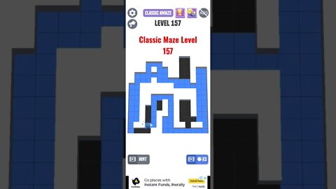 Classic Maze Game Level 157. #shorts