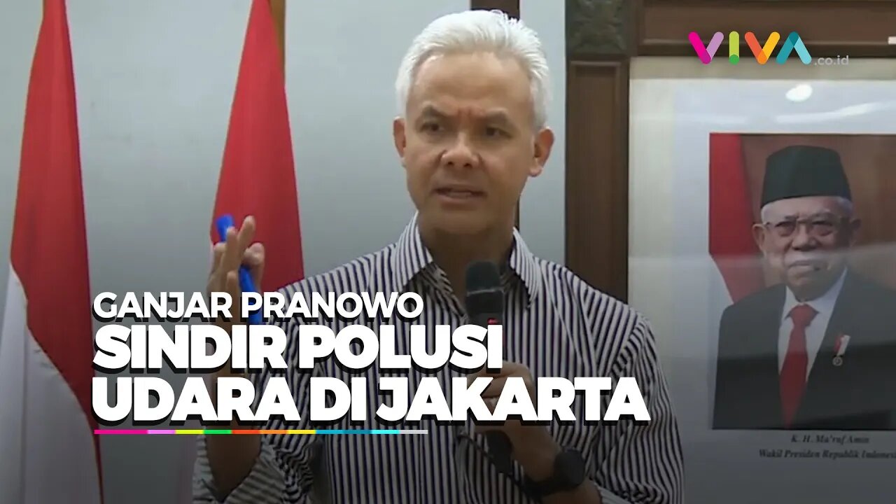 Sindiran Ganjar Pranowo Soal Polusi Udara Jakarta: Tapi Semua Tetap Naik Motor