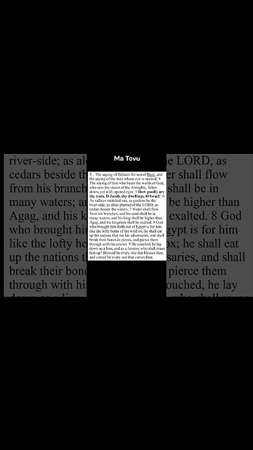 Ma Tovu for Yahshua Words Only Church Service #shorts #shortsvideo