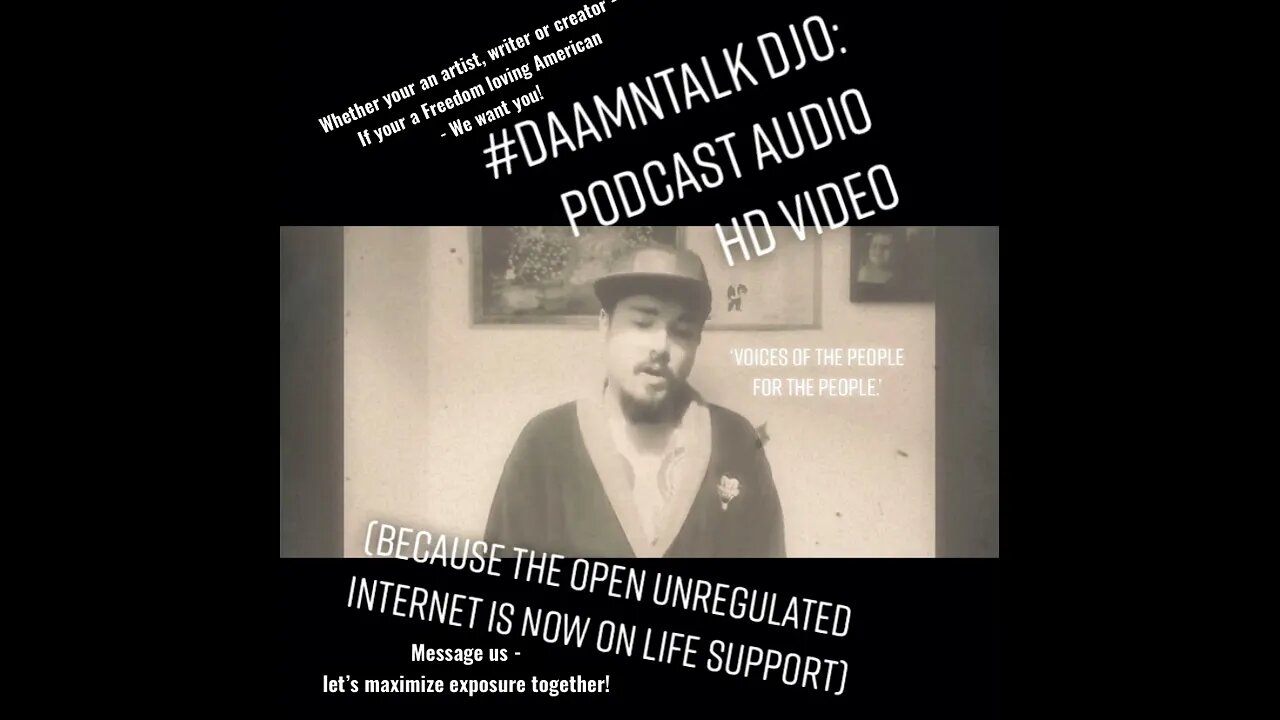 DaamnTalk is looking for new creators who want increased exposure! Message us on locals.com today