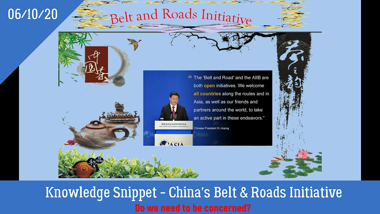 CHINA'S BELT AND ROADS INITIATIVE