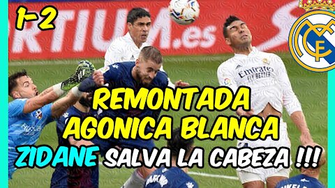 El MADRID sobrevive ante el HUESCA con una REMONTADA liderada por VARANE!