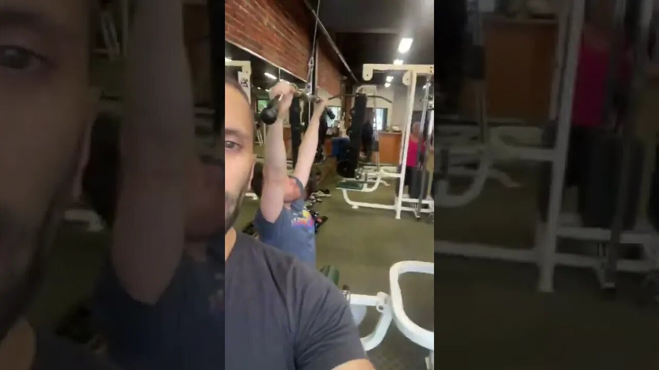 He HATES when I do this at the gym #shorts