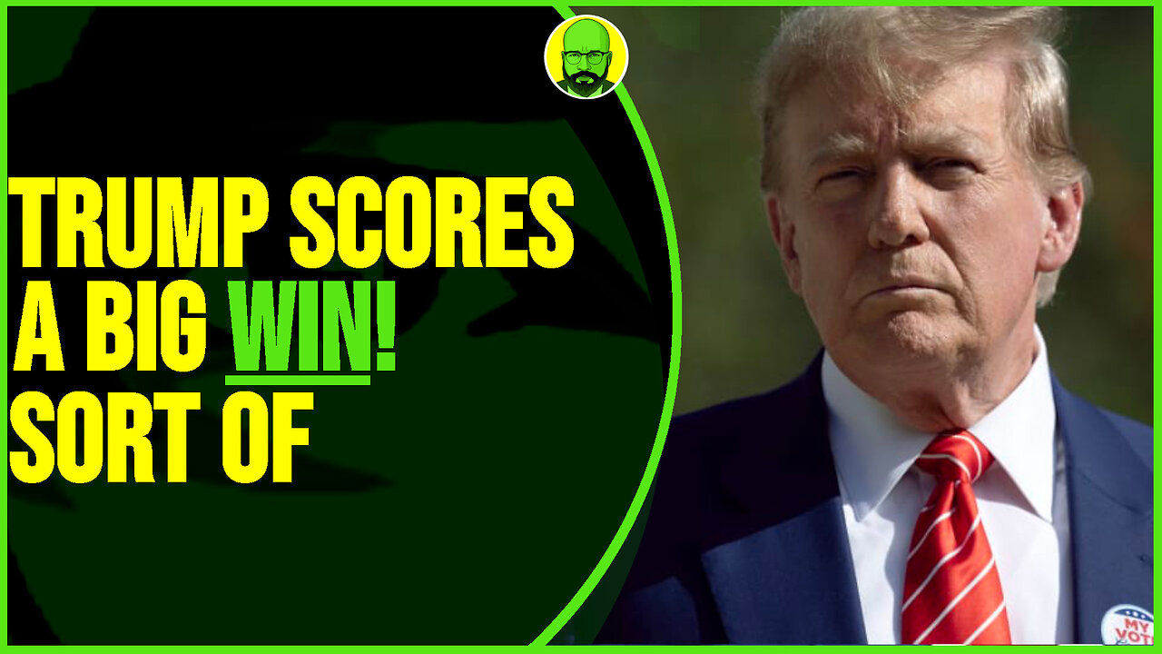 TRUMP SCORES BIG WIN SORT OF