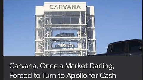 Carvana Selling Junk Bonds, Is Bankruptcy Next?