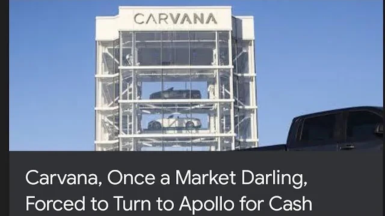 Carvana Selling Junk Bonds, Is Bankruptcy Next?