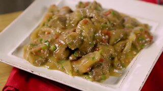 Beef Tips in Mushroom Sauce