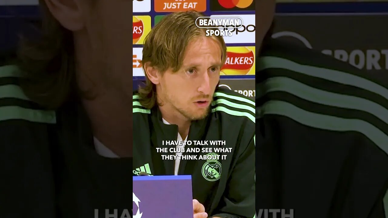 'I want to deserve a new contract! Not getting it as a gift!' | Luka Modric