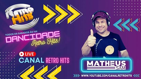 DANCIDADE RETRO HITS COM O DJ MATHEUS SAM - FLASHBACK, EURODANCE, SYNTHPOP, FREESTYLE, HOUSE - CRH!