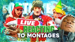 🔴 LIVE 🔴 Reacting to Montages | Almost Christmas