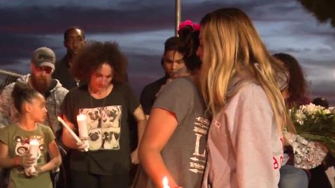 Vigil held for boy killed while riding bike