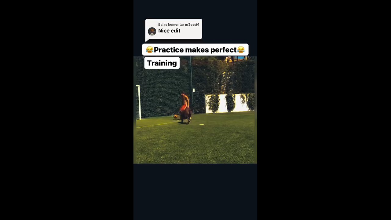 practice makes perfect .. siuuu