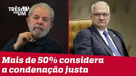 Anulação das acusações de Lula é vista com maus olhos por maioria da população