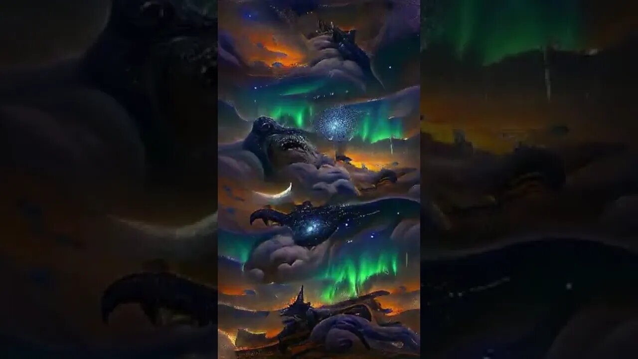 PAINTING--the grandeur of the night sky #shorts #animation #art #anime #painting