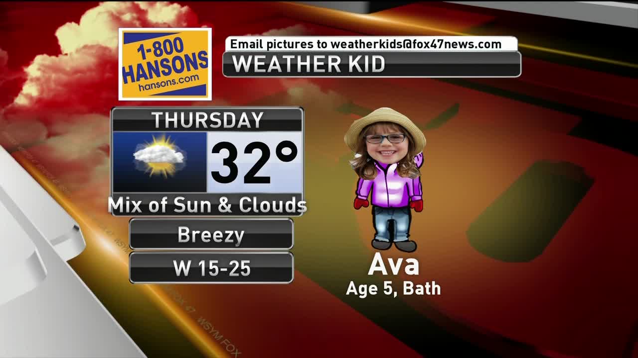 Weather Kid - Ava - 2/21/19