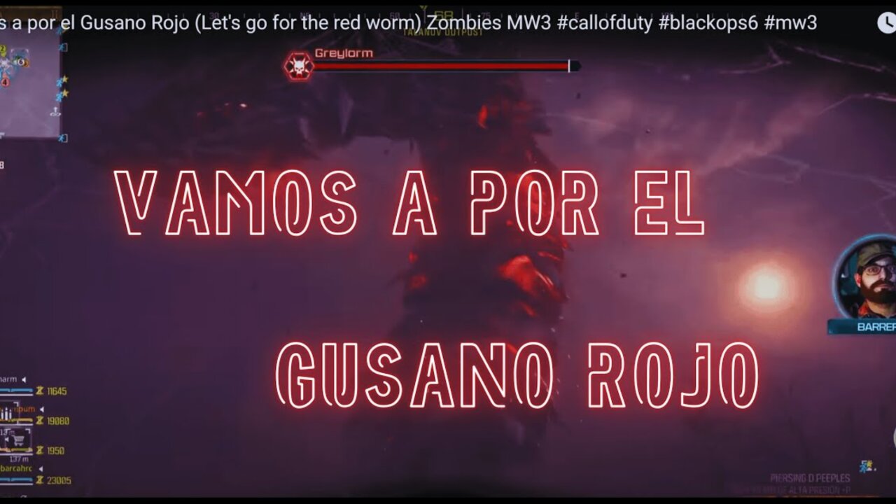 Vamos a por el Gusano Rojo (Let's go for the red worm) Zombies MW3 #callofduty #blackops6 #mw3