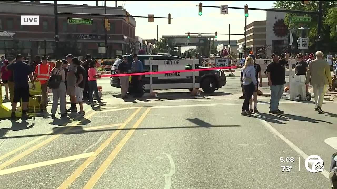 Kicking off the Woodward Dream Cruise