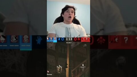 Spoke TOO soon…😂😭 | #shorts #gaming #rainbowsixsiege