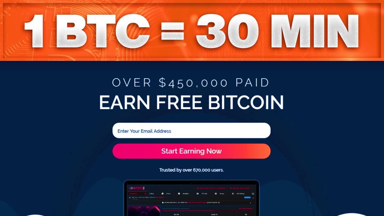 HOW TO EARN 1 BITCOIN EVERY 30 MINUTES - FREE BTC Mining 2022 (NO INVESTMENT)