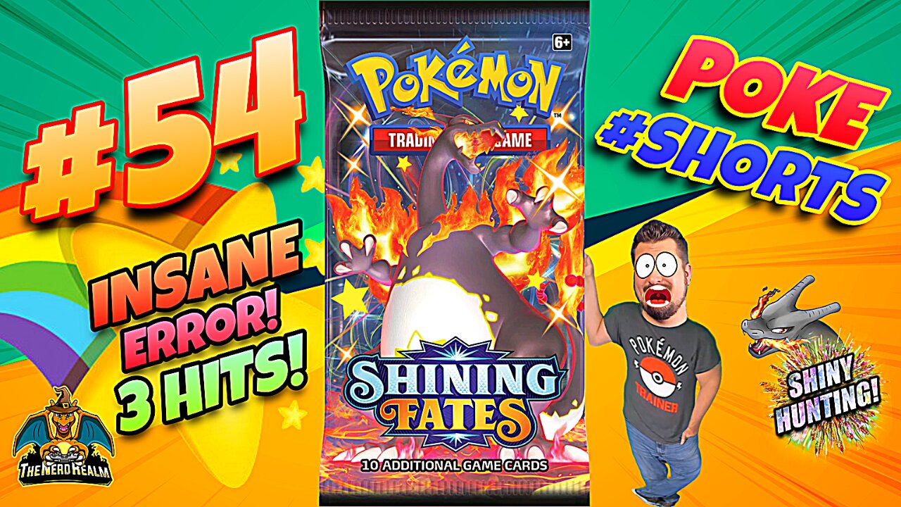 🌟Insane Error! 3 Hits!🌟 Poke #Shorts #54 | Shining Fates | Shiny Hunting | Pokemon Cards Opening