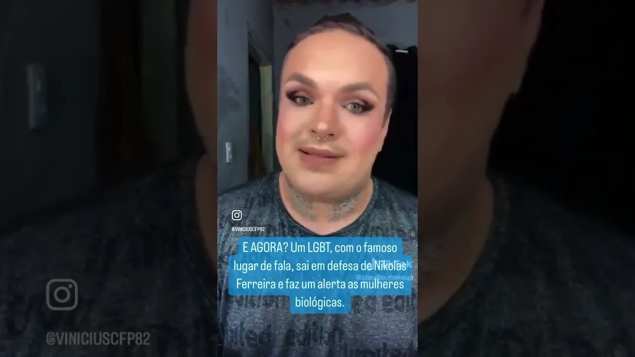 E AGORA? Um LGBT sai em defesa de Nikolas Ferreira e faz um alerta as mulheres biológicas