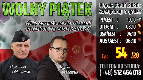 WOLNY PIĄTEK - Olszański, Osadowski NPTV (29.05.2020)