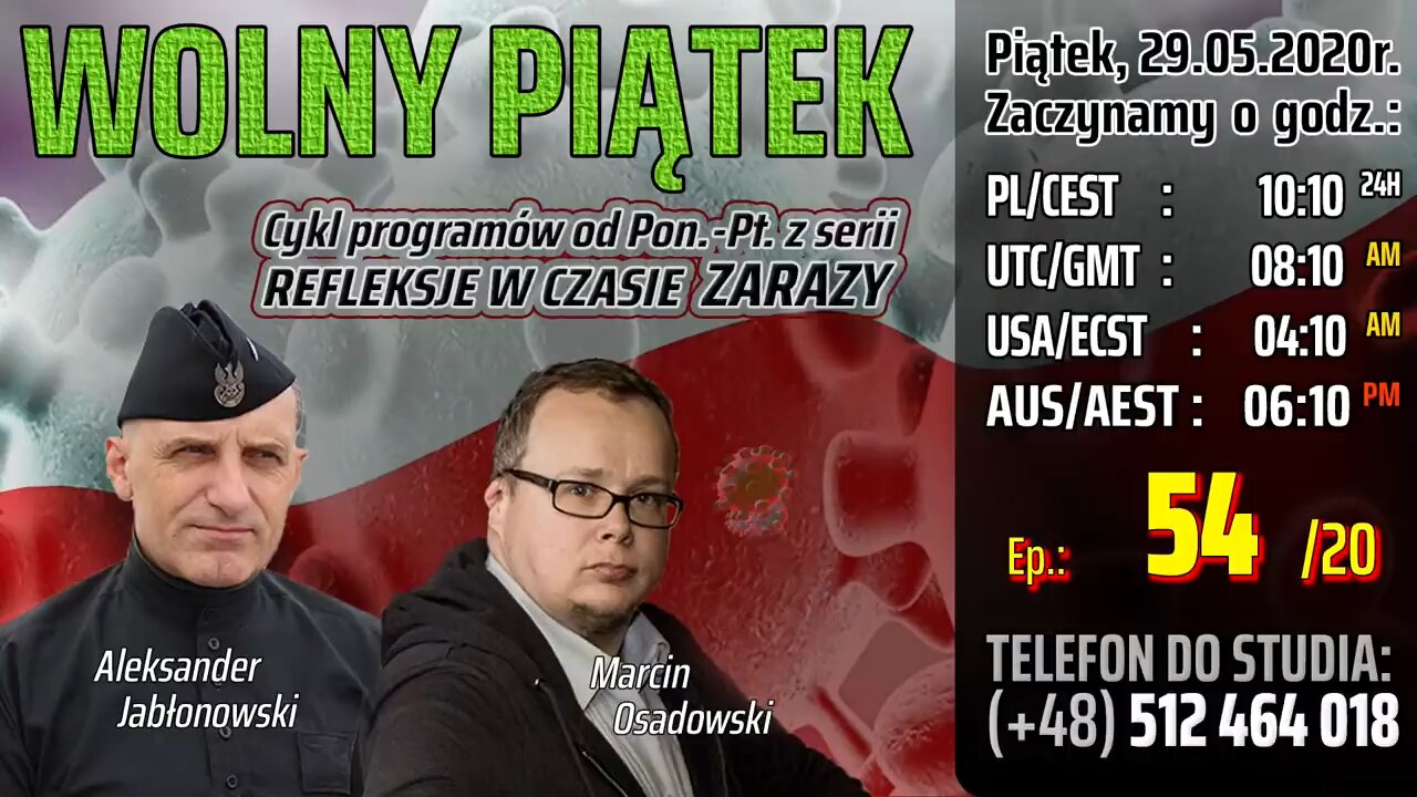 WOLNY PIĄTEK - Olszański, Osadowski NPTV (29.05.2020)