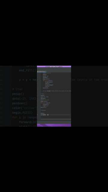 Рисуем новогоднюю елку на питоне с кодом часть 1 | 21.11.22