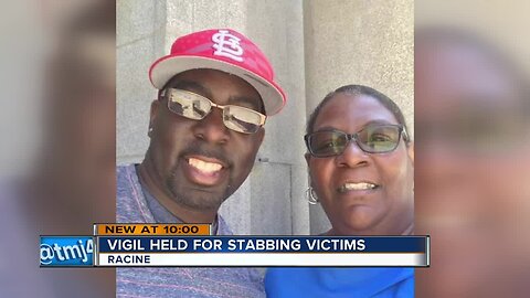 Community holds vigil for Racine man stabbed to death