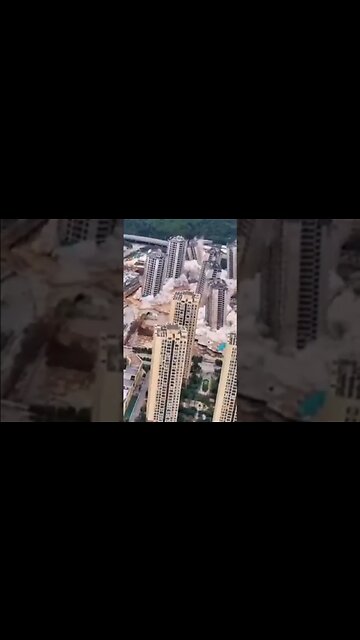 China demolishes unfinished skyscrapers #shorts