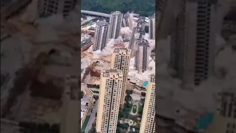 China demolishes unfinished skyscrapers #shorts