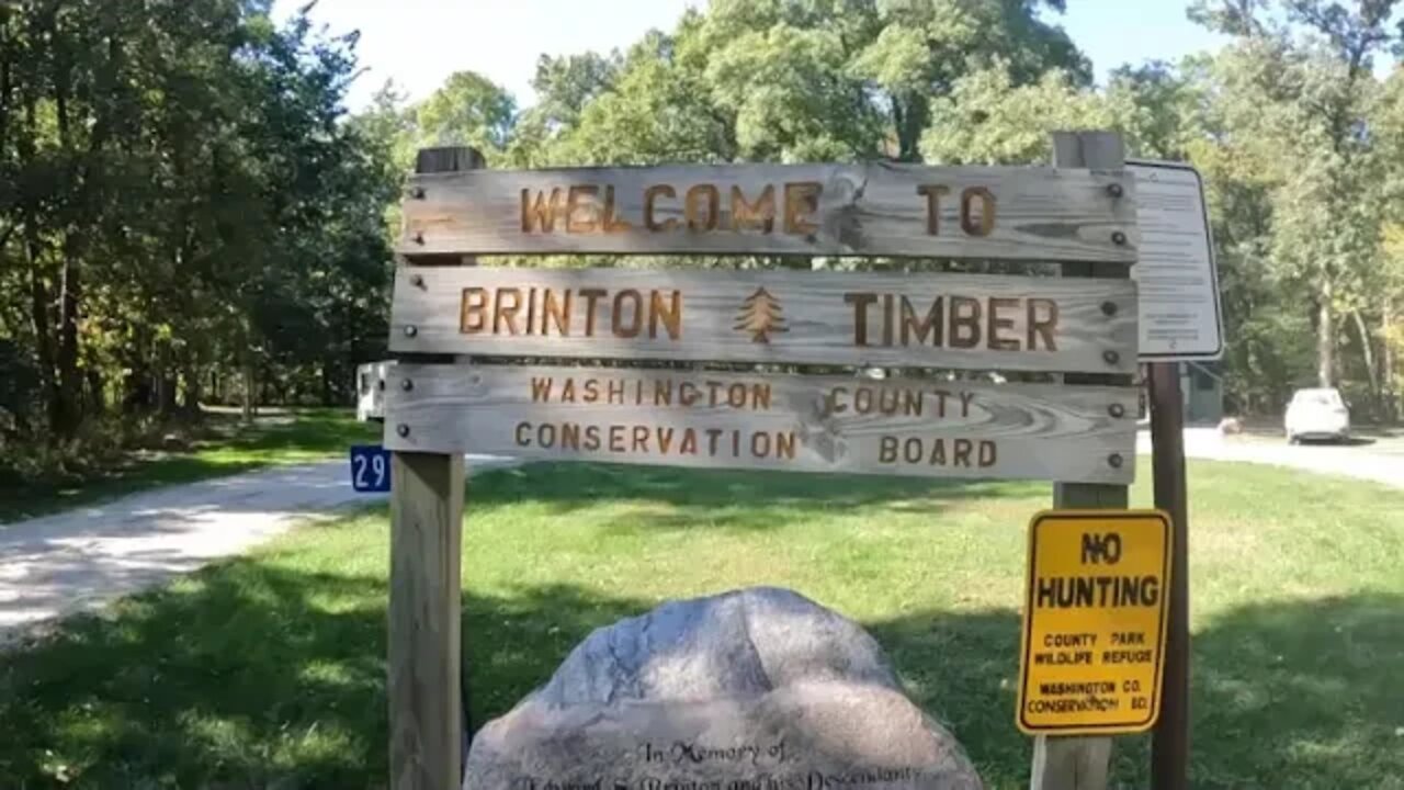 Brinton Timbers. Hiking and Horse Trails. Brighton, IA.