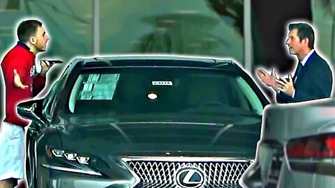 Spoiled Rich Kid Screams at Dad at Car Dealership!