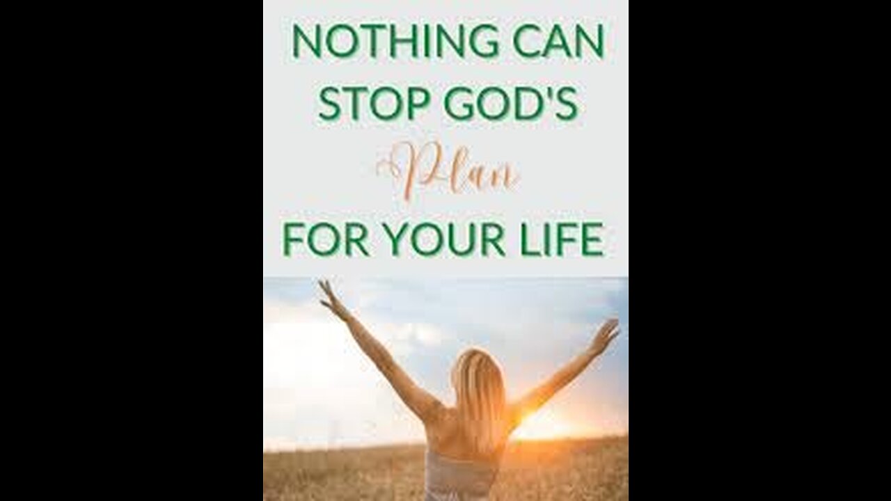 No one can take what God has planned for You!