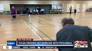 Tulsa seniors get exercise with pickleball