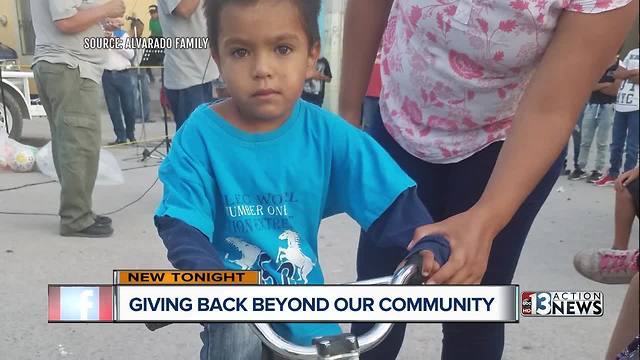 Local couple hand delivers backpacks to kids in Mexico