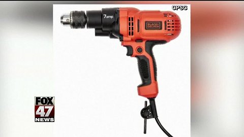 Black and Decker recall