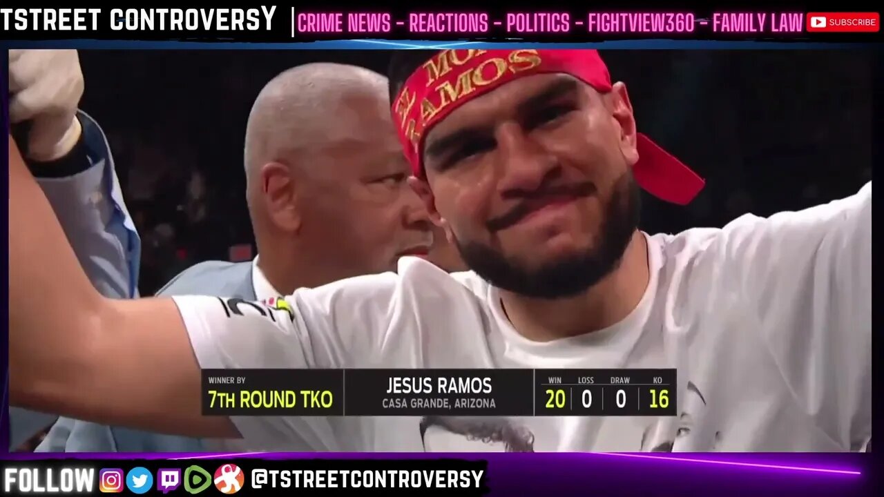 Jesus Ramos BEATS Down & STOPS Joey Spencer In 7 | Post Fight REACTION & Highlights