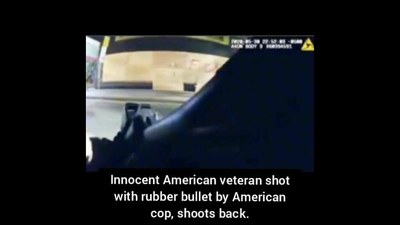 Veteran Shot By Cop, Shoots Back