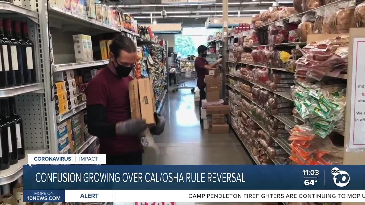 Confusion is growing over CAL/OSHA rule reversal
