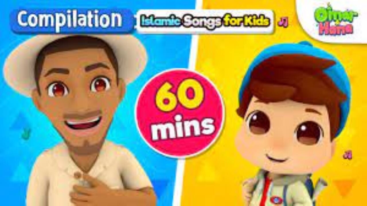 Omar & Hana 60 Minute Compilation | Islamic Cartoon for Kids | Nasheed for Children