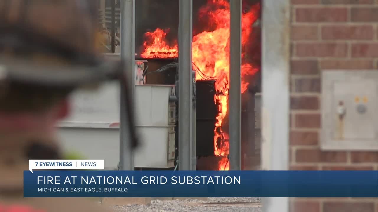 National Grid substation damaged in transformer fire