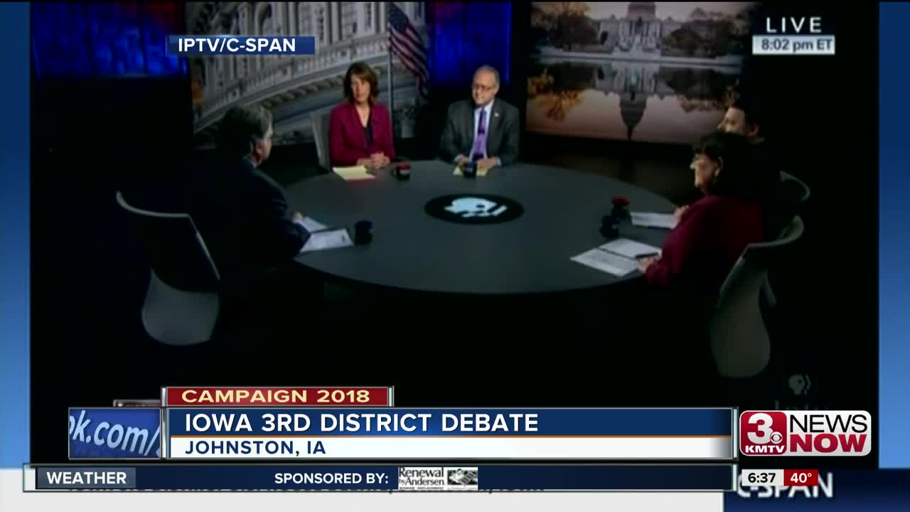 First debate in Iowa's third district held Thursday