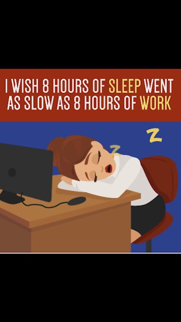 8 hours of sleep vs. 8 hours of work [GMG Originals]