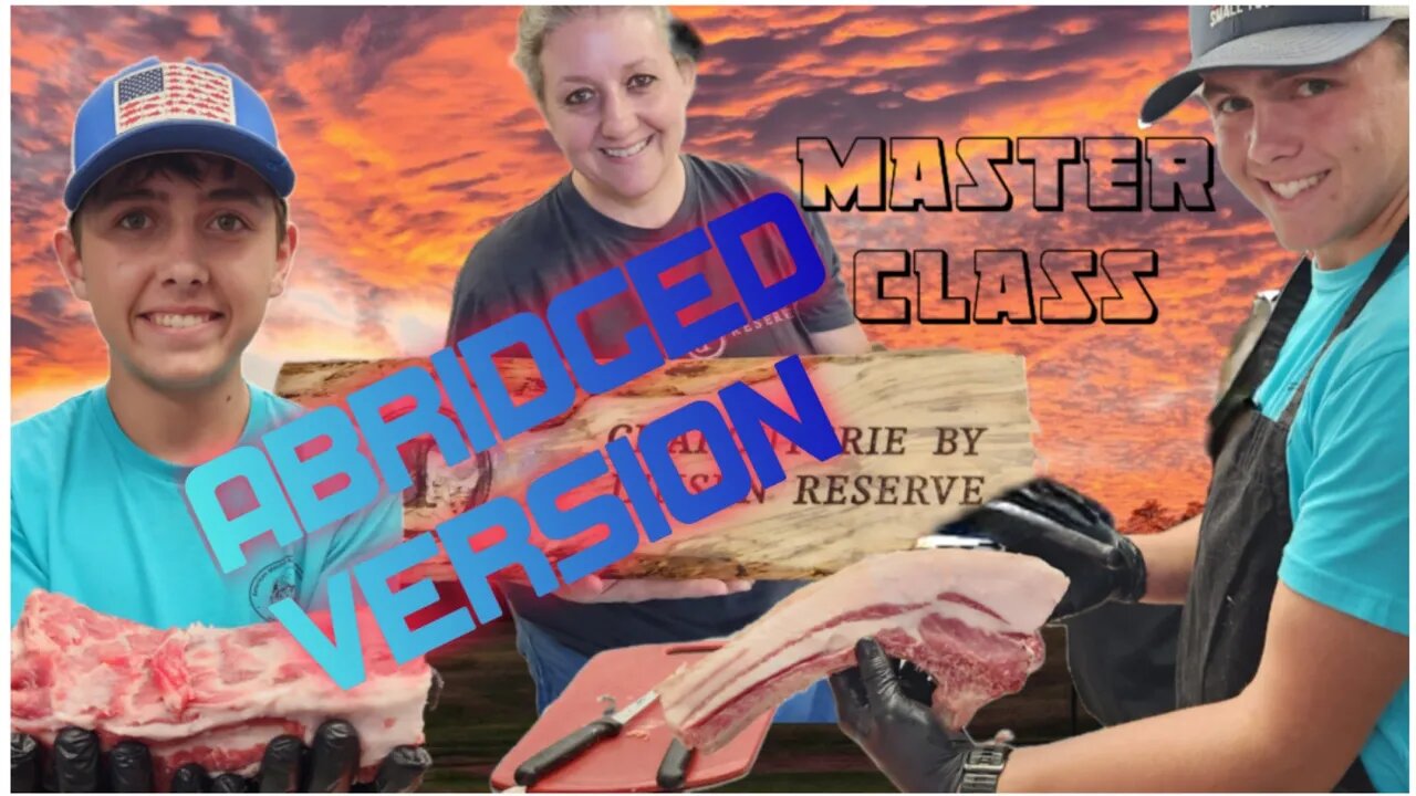 Meishan pigs - Master class in processing pork - Abridged Version